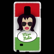 Coque Samsung Galaxy Note Edge Miss Italie Brune