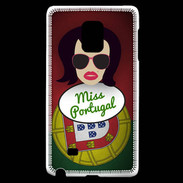 Coque Samsung Galaxy Note Edge Miss Portugal Brune