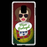 Coque Samsung Galaxy Note Edge Miss Portugal Chatain