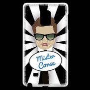 Coque Samsung Galaxy Note Edge Mister Corse Chatain