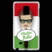 Coque Samsung Galaxy Note Edge Mister Italie Chatain