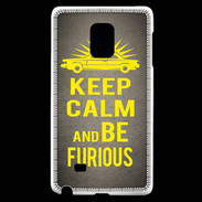 Coque Samsung Galaxy Note Edge Keep Calm and Be Furious Gris