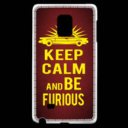 Coque Samsung Galaxy Note Edge Keep Calm and Be Furious Rouge