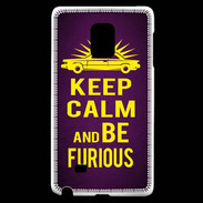 Coque Samsung Galaxy Note Edge Keep Calm and Be Furious Violet