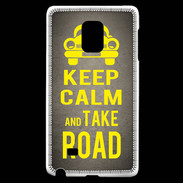 Coque Samsung Galaxy Note Edge Keep Calm and Take o road 2 Gris
