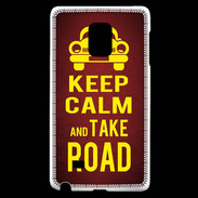 Coque Samsung Galaxy Note Edge Keep Calm and Take o road 2 Rouge