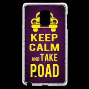 Coque Samsung Galaxy Note Edge Keep Calm and Take o road 2 Violet