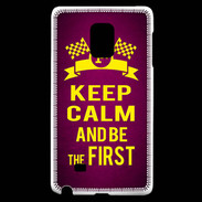 Coque Samsung Galaxy Note Edge Keep Calm and Be the First Rose