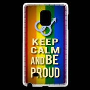 Coque Samsung Galaxy Note Edge Keep Calm and Be Proud mens Gay
