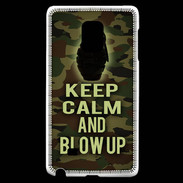 Coque Samsung Galaxy Note Edge Keep Calm and Grenade Camouflage