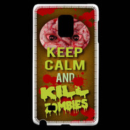 Coque Samsung Galaxy Note Edge Keep Calm and Kill Zombies Orange