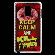 Coque Samsung Galaxy Note Edge Keep Calm and Kill Zombies Rouge