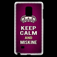 Coque Samsung Galaxy Note Edge Keep Calm and Miskine Rose