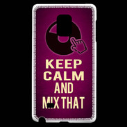 Coque Samsung Galaxy Note Edge Keep Calm and Mix That Rose
