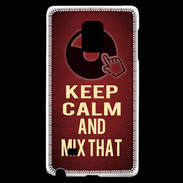 Coque Samsung Galaxy Note Edge Keep Calm and Mix That Rouge