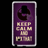 Coque Samsung Galaxy Note Edge Keep Calm and Mix That Violet