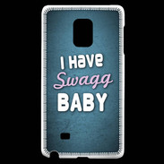 Coque Samsung Galaxy Note Edge I have Swag bleu ZG