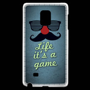 Coque Samsung Galaxy Note Edge Life It's a game ZG