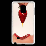 Coque Samsung Galaxy Note Edge Plaisir et fraise PR20
