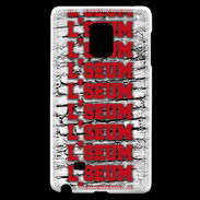 Coque Samsung Galaxy Note Edge L'seum rouge