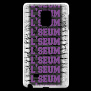 Coque Samsung Galaxy Note Edge L'seum violet