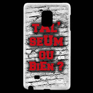 Coque Samsung Galaxy Note Edge Ta l'seum ou bien Rouge