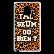 Coque Samsung Galaxy Note Edge Ta l'seum ou bien Léopard