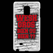 Coque Samsung Galaxy Note Edge Wesh Gros Rouge