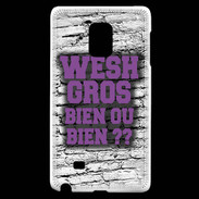 Coque Samsung Galaxy Note Edge Wesh Gros Violet