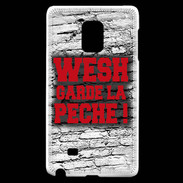 Coque Samsung Galaxy Note Edge Wesh garde la pèche Rouge