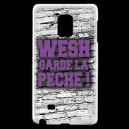 Coque Samsung Galaxy Note Edge Wesh garde la pèche Violet