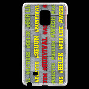 Coque Samsung Galaxy Note Edge Wesh Vert Jaune