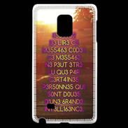 Coque Samsung Galaxy Note Edge Message codé ZG