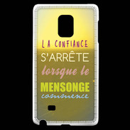 Coque Samsung Galaxy Note Edge Confiance et mensonge ZG