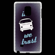 Coque Samsung Galaxy Note Edge In Combi We trust Bleu ZG