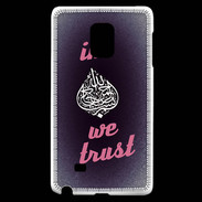Coque Samsung Galaxy Note Edge In Islam We trust Rouge ZG