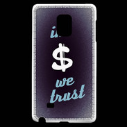Coque Samsung Galaxy Note Edge In Money We trust Bleu ZG