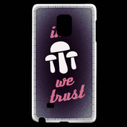 Coque Samsung Galaxy Note Edge In Mushrooms We trust Rouge ZG