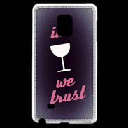 Coque Samsung Galaxy Note Edge In Wine We trust Rouge ZG