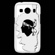 Coque Samsung Galaxy Ace4 Carte de la Corse avec tête 5
