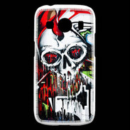 Coque Samsung Galaxy Ace4 Tête de mort Graffiti couleur