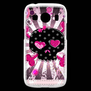 Coque Samsung Galaxy Ace4 Fond tête de mort 12