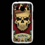 Coque Samsung Galaxy Ace4 Roi tête de mort