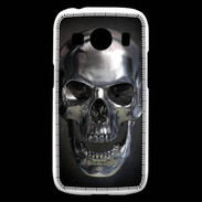 Coque Samsung Galaxy Ace4 Tête de mort en métal