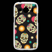 Coque Samsung Galaxy Ace4 Fond tête de mort 10