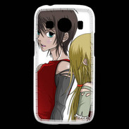 Coque Samsung Galaxy Ace4 Cute Boy and Girl