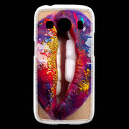 Coque Samsung Galaxy Ace4 Lèvres multicouleurs