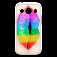 Coque Samsung Galaxy Ace4 Bouche Arc en Ciel