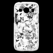 Coque Samsung Galaxy Ace4 Design Fleur Tribal