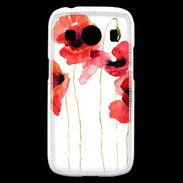 Coque Samsung Galaxy Ace4 Dessin de coquelicot